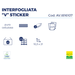 Toilet paper sheets BULK 2-ply, 225 sheets, 11x21cm