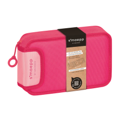 Filled pencil case, 1 compartment, BRUNNEN, pink