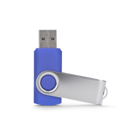 USB Flash drive 4GB TWISTER, blue color
