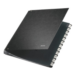 Binder A4 1-12 black ESSELTE