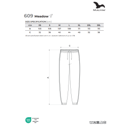 Unisex trousers, various colors, MALFINI MEADOW