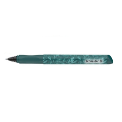Rollerball pen with cartridge SCHNEIDER VOICE, green color