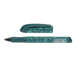 Rollerball pen with cartridge SCHNEIDER VOICE, green color