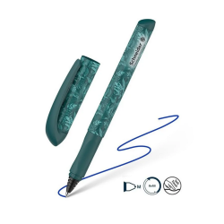 Rollerball pen with cartridge SCHNEIDER VOICE, green color
