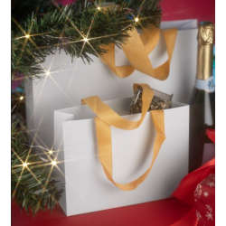 Gift bag DUNA 24x18x8cm white