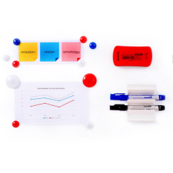 White magnetic board B1 60x50cm TM65ALC CLASSIC