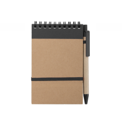Notebook with pen ECOCARD, green color, COOL