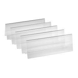 Standing ID card holder EUROPEL double-sided 1/2 A4 300x105mm