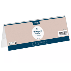 Standing ID card holder EUROPEL double-sided 1/2 A4 300x105mm