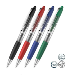 Retractable gel pen SCHNEIDER GELION 1, black ink, line width 0.7mm