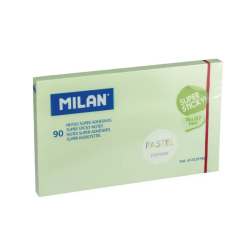 Lipnūs lapeliai MILAN 127x76mm žalsva sp.90lap.