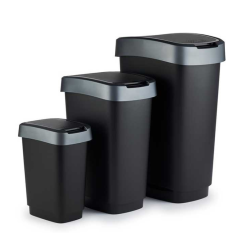 Waste bin ROTHO 25l, with push lid