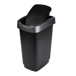 Waste bin ROTHO 25l, with push lid