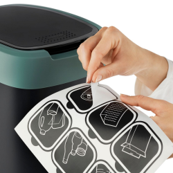 Waste bin ROTHO 10l, with lift lid