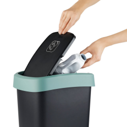 Waste bin ROTHO 10l, with lift lid
