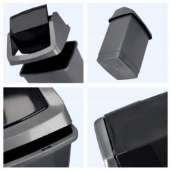 Waste bin CLICK 15l, with push lid