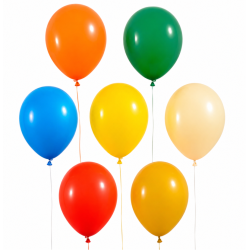 Balloon metallized in blue color 30 cm