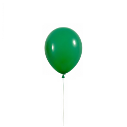 Balionas metalizuotas žalia spalva 30 cm
