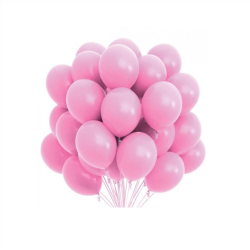 Metallic pink balloon 30 cm