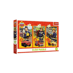 Puzzle TREFL Firefighters, 3X50 pieces
