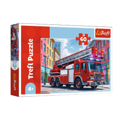 Puzzle TREFL Fire Station, 60 pieces
