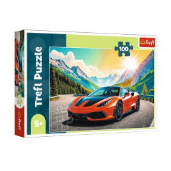 Puzzle TREFL Racing Car, 100 pieces