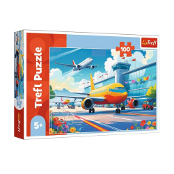 Puzzle TREFL airplane, 100 pieces