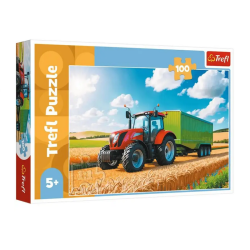 Puzzle TREFL tractor, 100 pieces