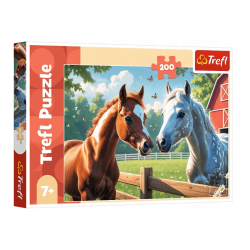 Puzzle TREFL Horses, 200 pieces