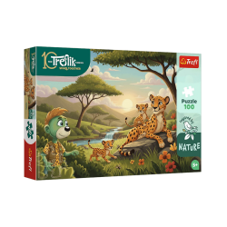 Puzzle TREFL Cheetahs, 100 pieces