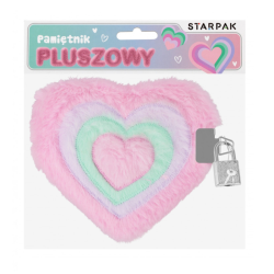 Diary Heart, pink color, STARPAK