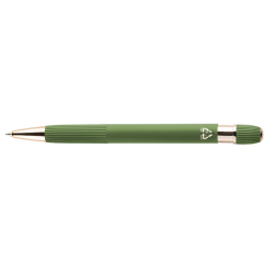Automatic ballpoint pen ROZUBI, green with gold-colored details, COOL