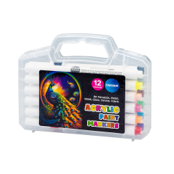 Acrylic markers-felt-tip pens CENTRUM 12pcs.