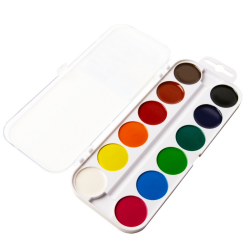 Watercolor without brush 12 colors. Gamma