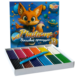 Plastilinas 240 g. GAMMA RUDIX 12 sp.