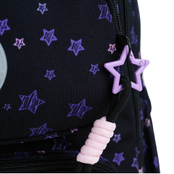 Kuprinė GOPACK STARS 42x30x19,5cm marga, juodos sp.