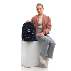 Backpack GOPACK STARS 42x30x19.5cm multicolored, black