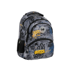 Backpack GOPACK FREE STYLE 40x30x15cm, patterned, grey