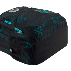 Backpack GOPACK FUTURE 40x30x15cm, patterned, black