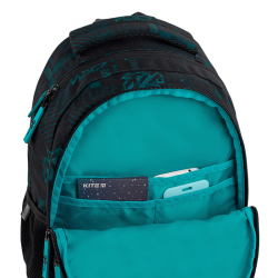 Backpack GOPACK FUTURE 40x30x15cm, patterned, black