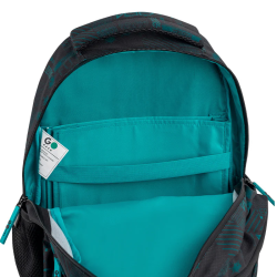 Backpack GOPACK FUTURE 40x30x15cm, patterned, black