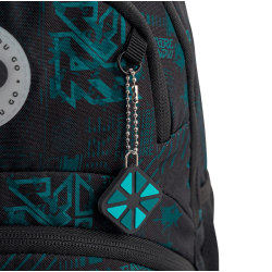 Backpack GOPACK FUTURE 40x30x15cm, patterned, black