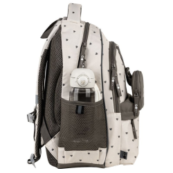 Backpack GOPACK 41x29x17cm, patterned, light brown