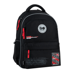 Kuprinė GOPACK BORN TO WIN 41x29x17cm, juodos sp.