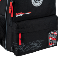 Backpack GOPACK BORN TO WIN 41x29x17cm, black