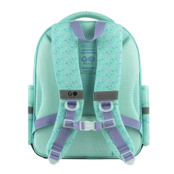 Backpack GOPACK 37x28.5x16cm, patterned, light green