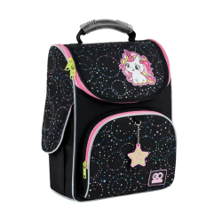 Backpack for primary school children GOPACK 34x26x13cm, patterned, black