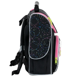 Backpack for primary school children GOPACK 34x26x13cm, patterned, black
