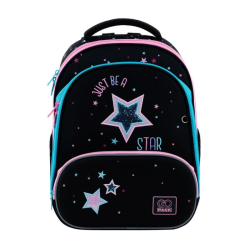 Backpack for primary school children GOPACK 38x28x15cm, patterned, black