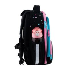 Backpack for primary school children GOPACK 38x28x15cm, patterned, black
